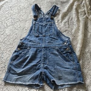 American Eagle Outfitters Blue Denim Overalls